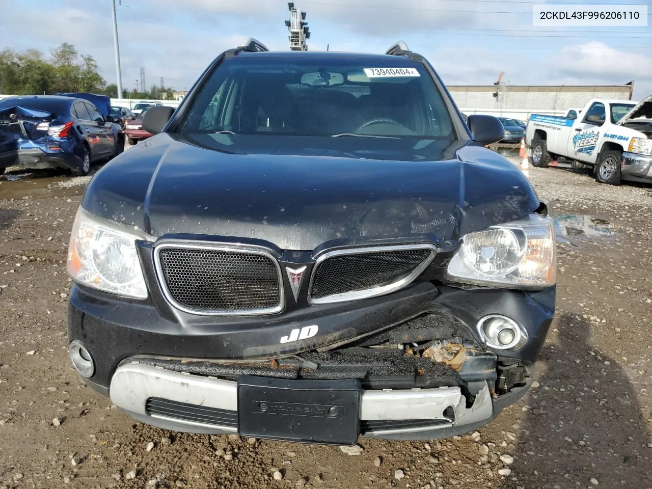 2009 Pontiac Torrent VIN: 2CKDL43F996206110 Lot: 73940404