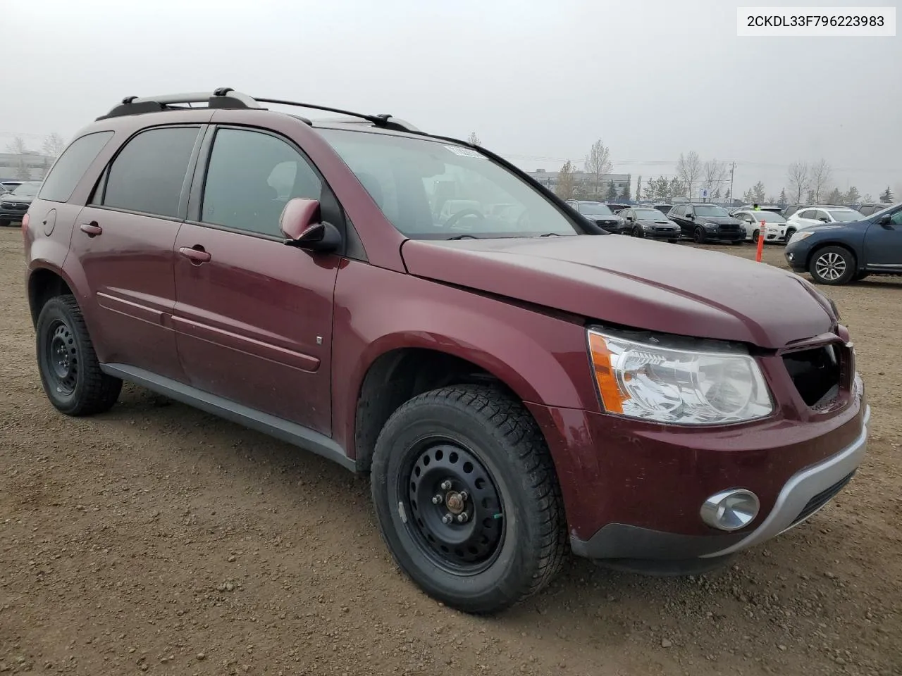 2009 Pontiac Torrent VIN: 2CKDL33F796223983 Lot: 77828634