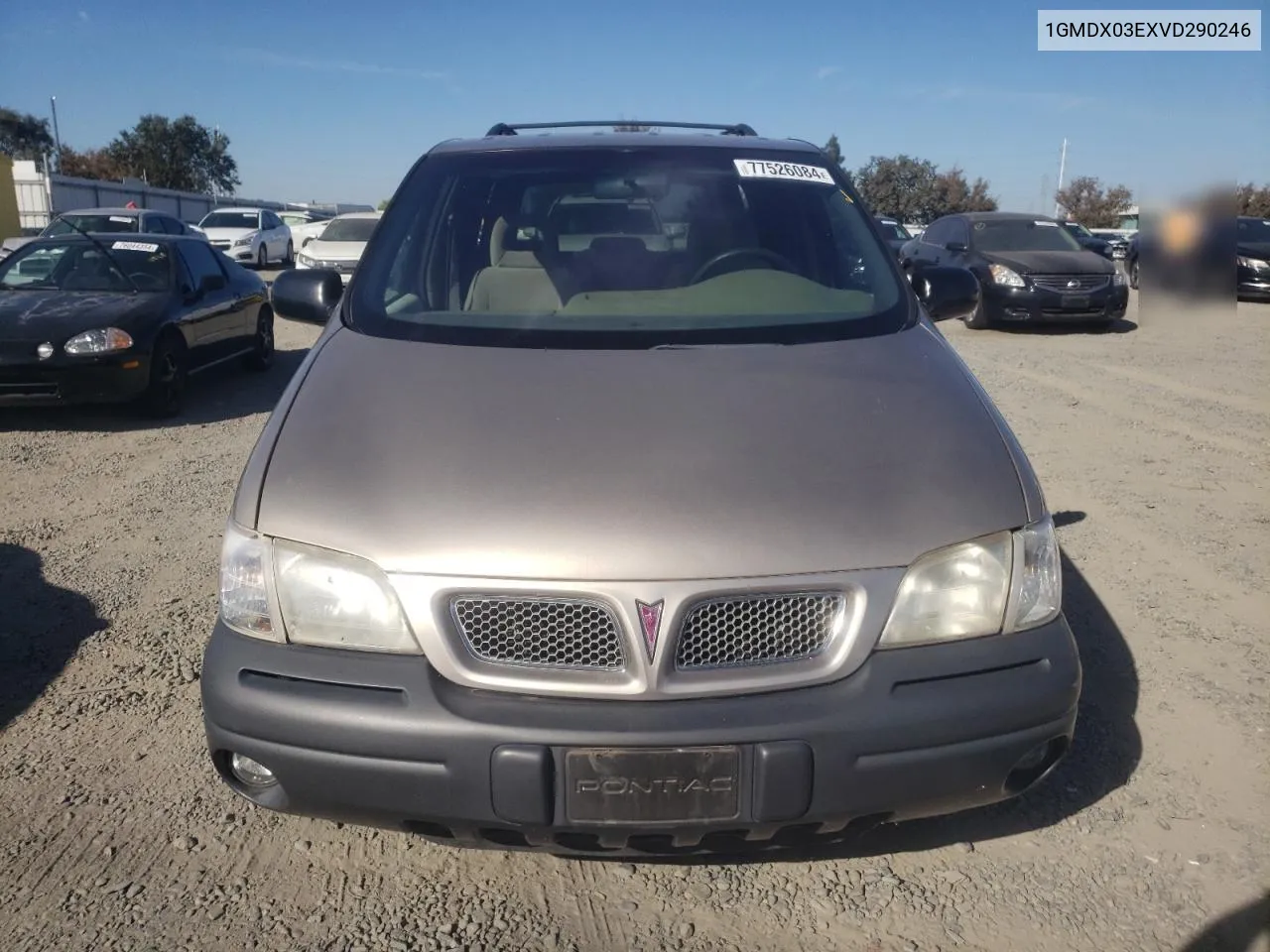 1997 Pontiac Trans Sport VIN: 1GMDX03EXVD290246 Lot: 77526084