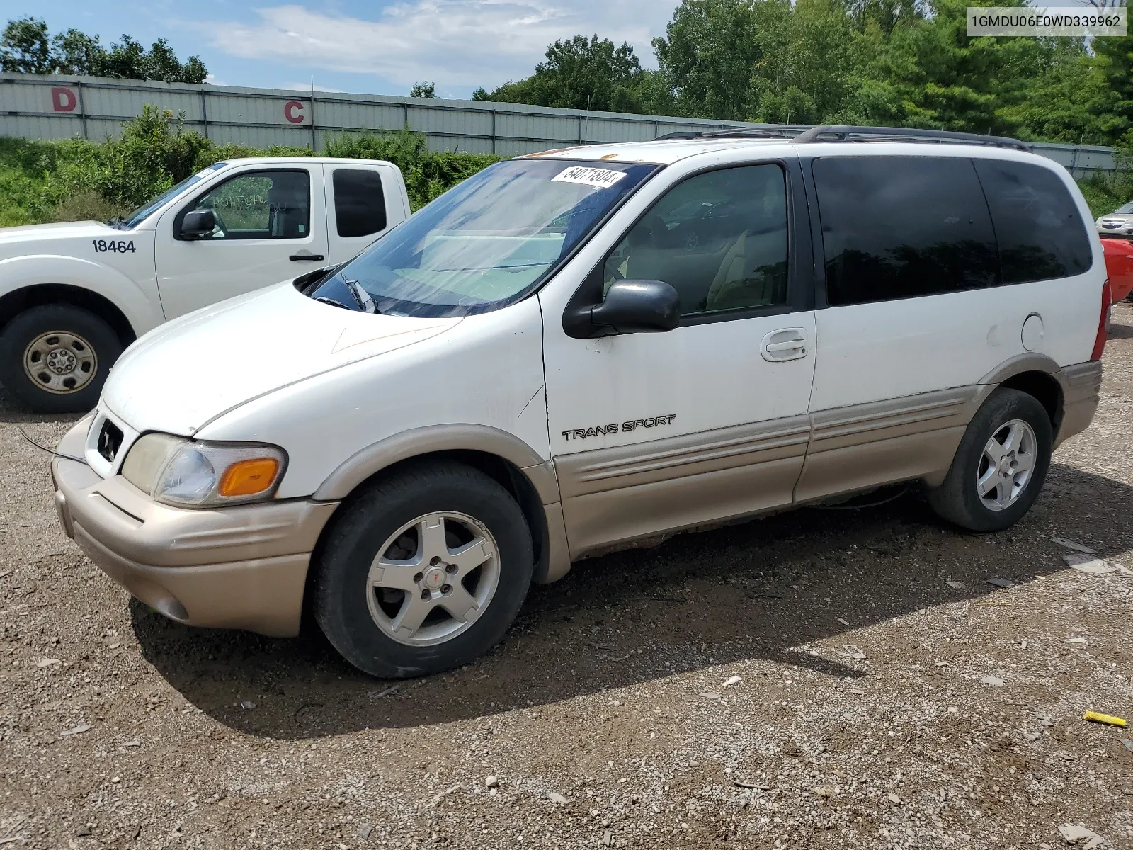 1998 Pontiac Trans Sport VIN: 1GMDU06E0WD339962 Lot: 64071804