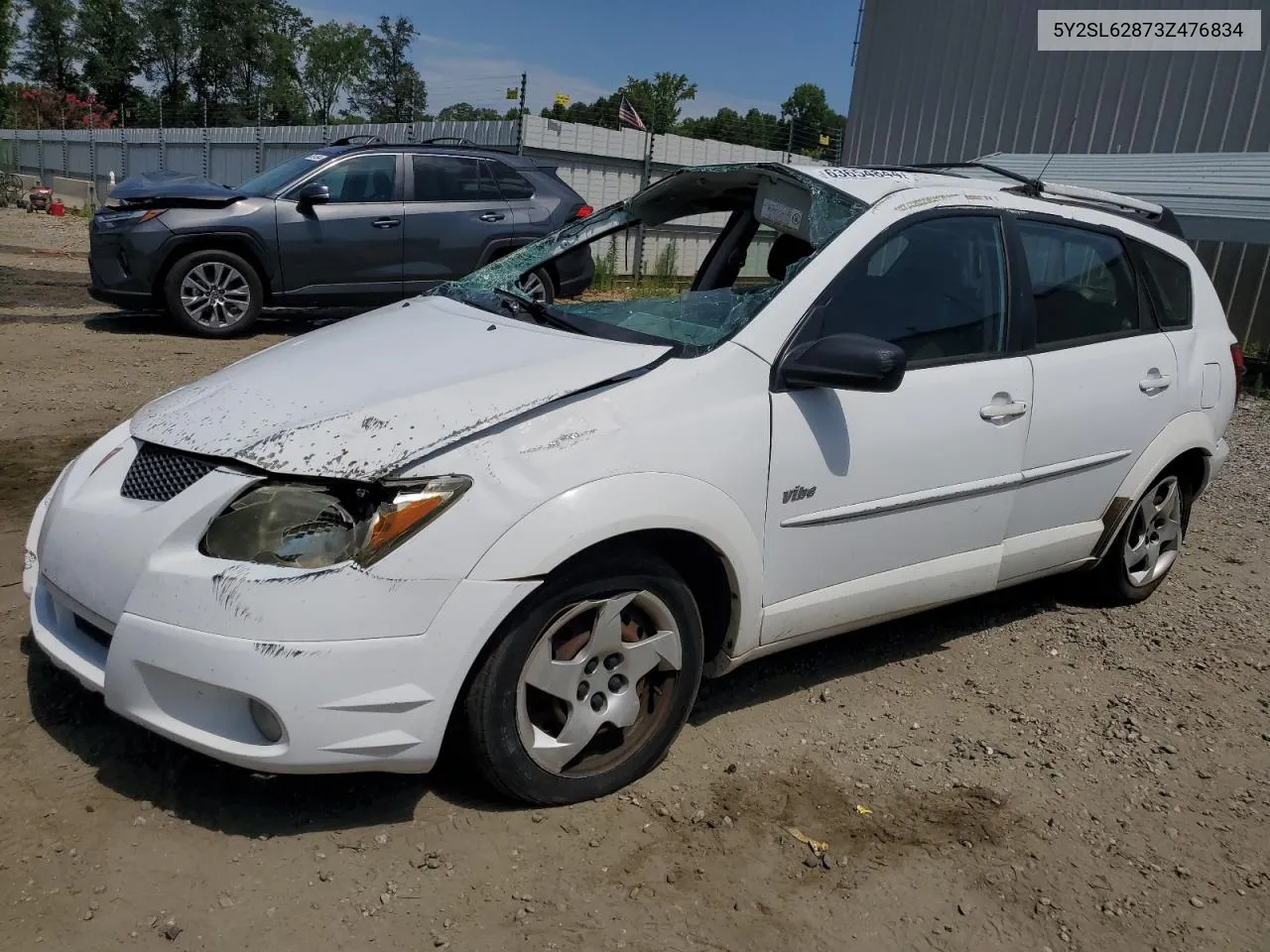 2003 Pontiac Vibe VIN: 5Y2SL62873Z476834 Lot: 63654844