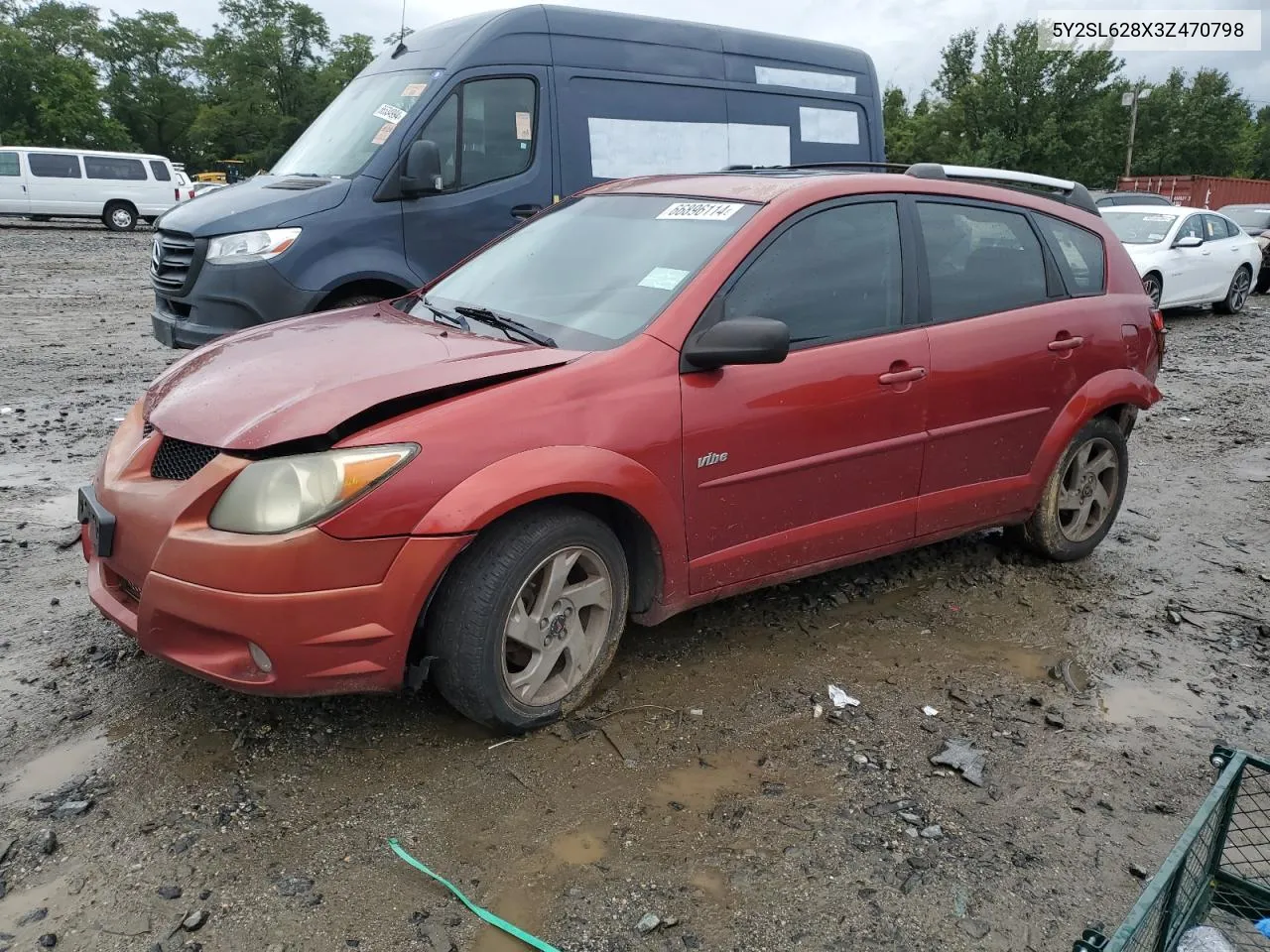 2003 Pontiac Vibe VIN: 5Y2SL628X3Z470798 Lot: 66896114