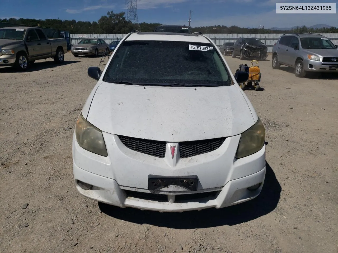 5Y2SN64L13Z431965 2003 Pontiac Vibe Gt