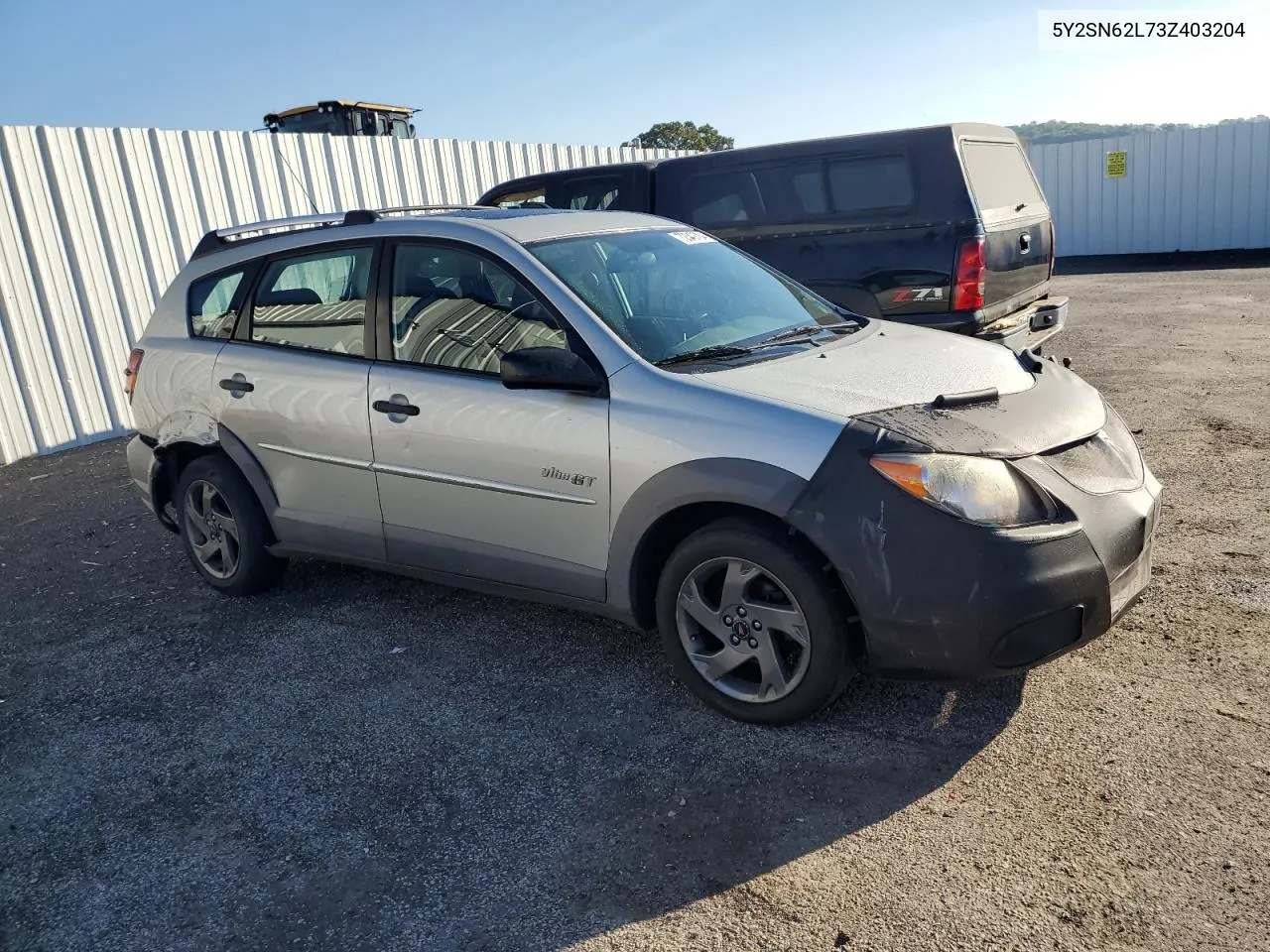 2003 Pontiac Vibe Gt VIN: 5Y2SN62L73Z403204 Lot: 72349784