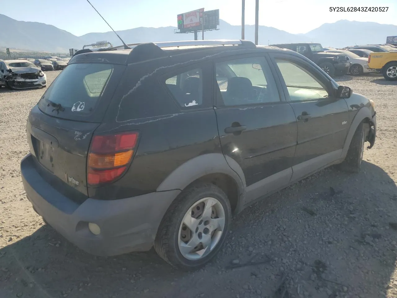 2003 Pontiac Vibe VIN: 5Y2SL62843Z420527 Lot: 73367424