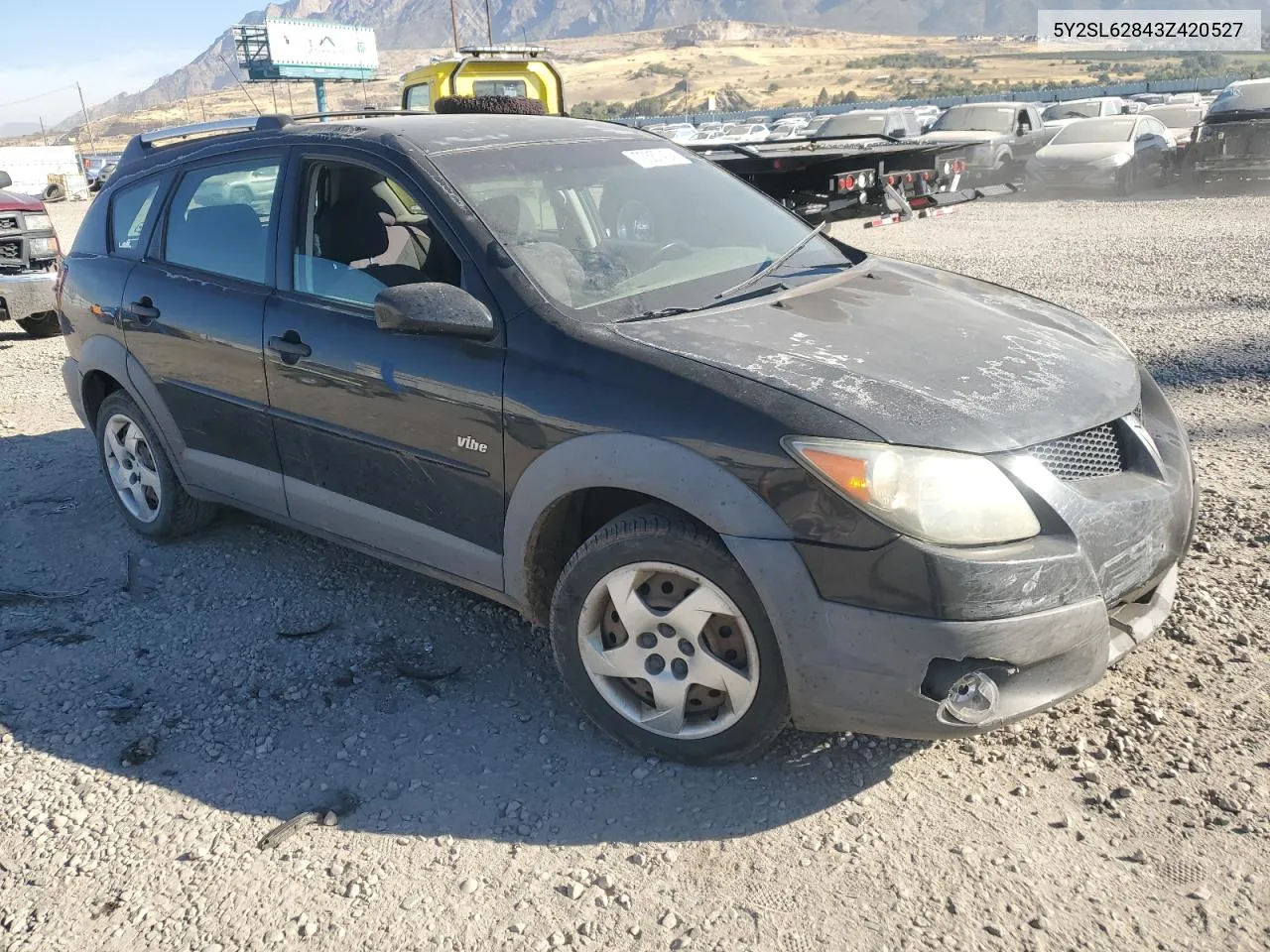 2003 Pontiac Vibe VIN: 5Y2SL62843Z420527 Lot: 73367424