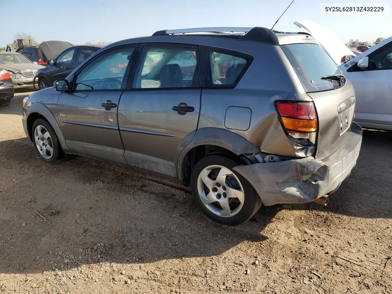 2003 Pontiac Vibe VIN: 5Y2SL62813Z432229 Lot: 73923534