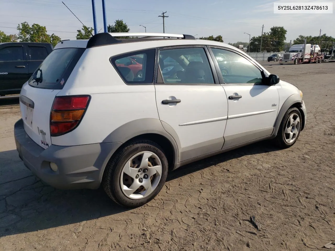 2003 Pontiac Vibe VIN: 5Y2SL62813Z478613 Lot: 74225164