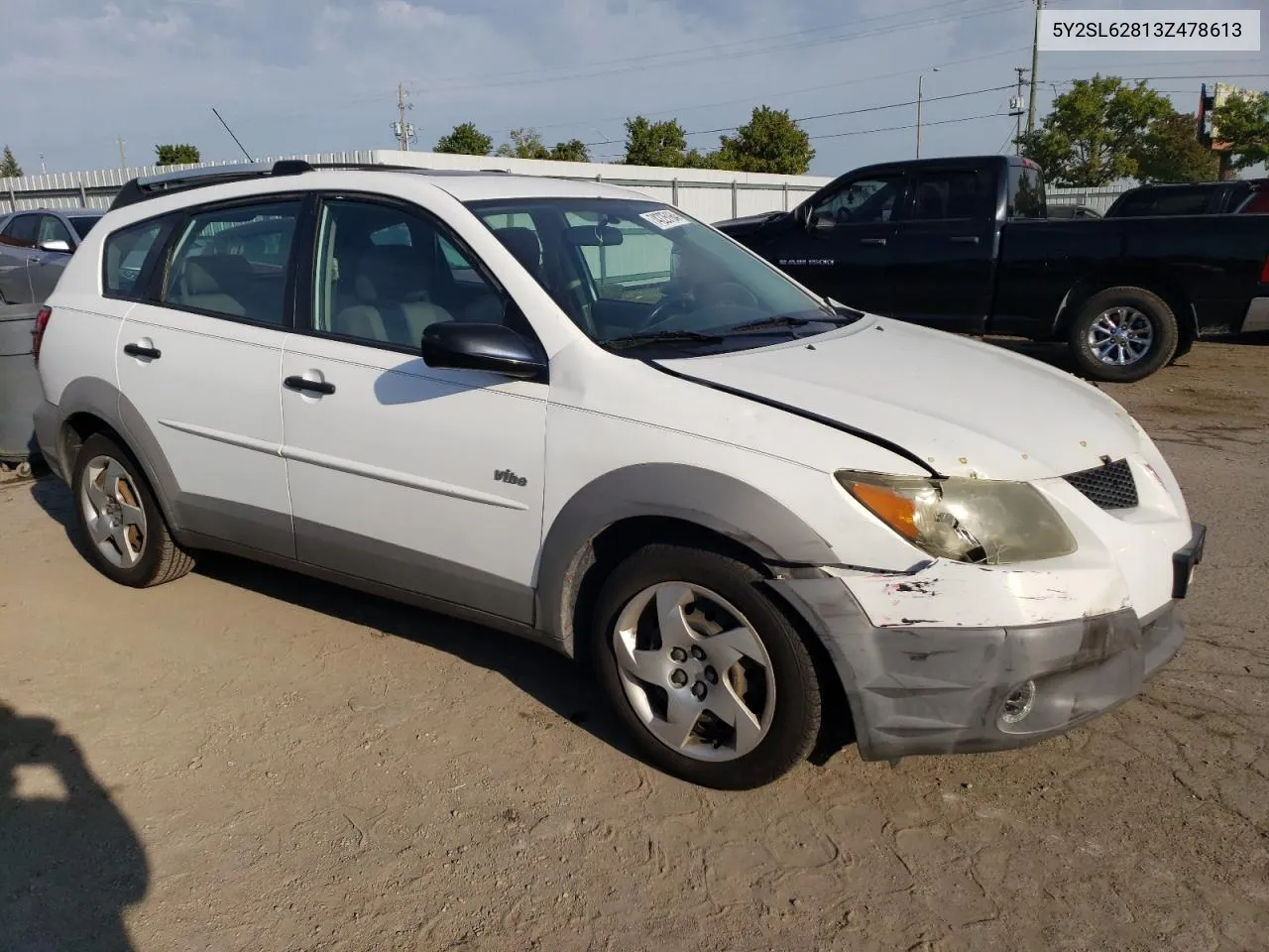 2003 Pontiac Vibe VIN: 5Y2SL62813Z478613 Lot: 74225164