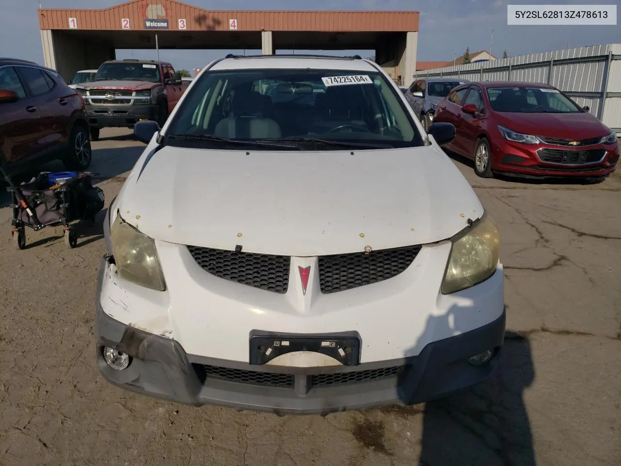 2003 Pontiac Vibe VIN: 5Y2SL62813Z478613 Lot: 74225164