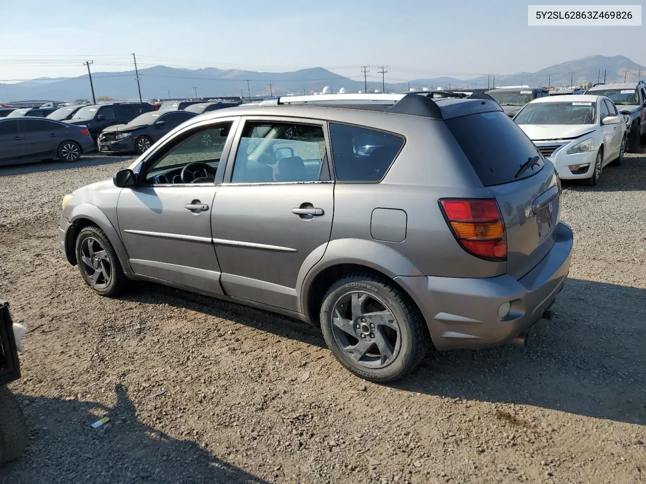 2003 Pontiac Vibe VIN: 5Y2SL62863Z469826 Lot: 74350664