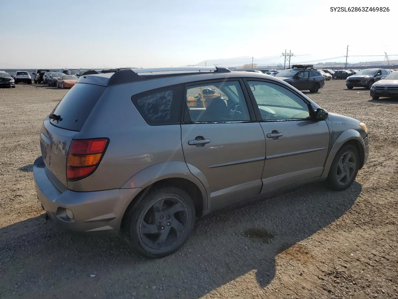 2003 Pontiac Vibe VIN: 5Y2SL62863Z469826 Lot: 74350664