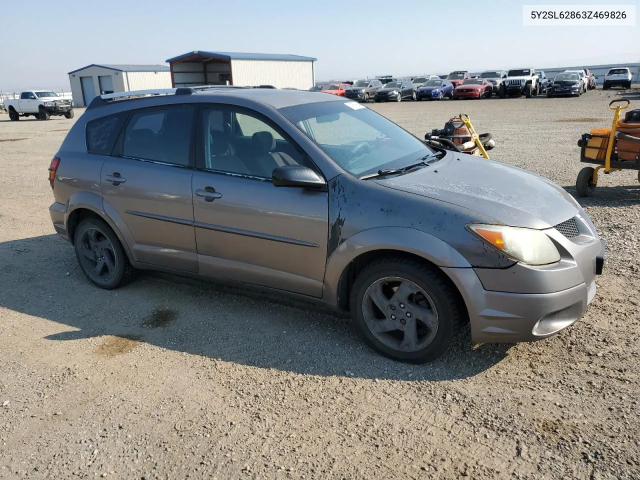 2003 Pontiac Vibe VIN: 5Y2SL62863Z469826 Lot: 74350664