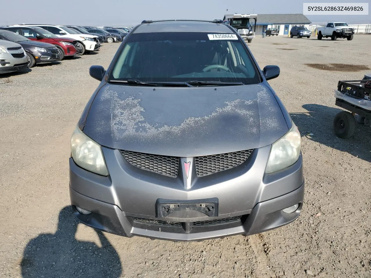 2003 Pontiac Vibe VIN: 5Y2SL62863Z469826 Lot: 74350664