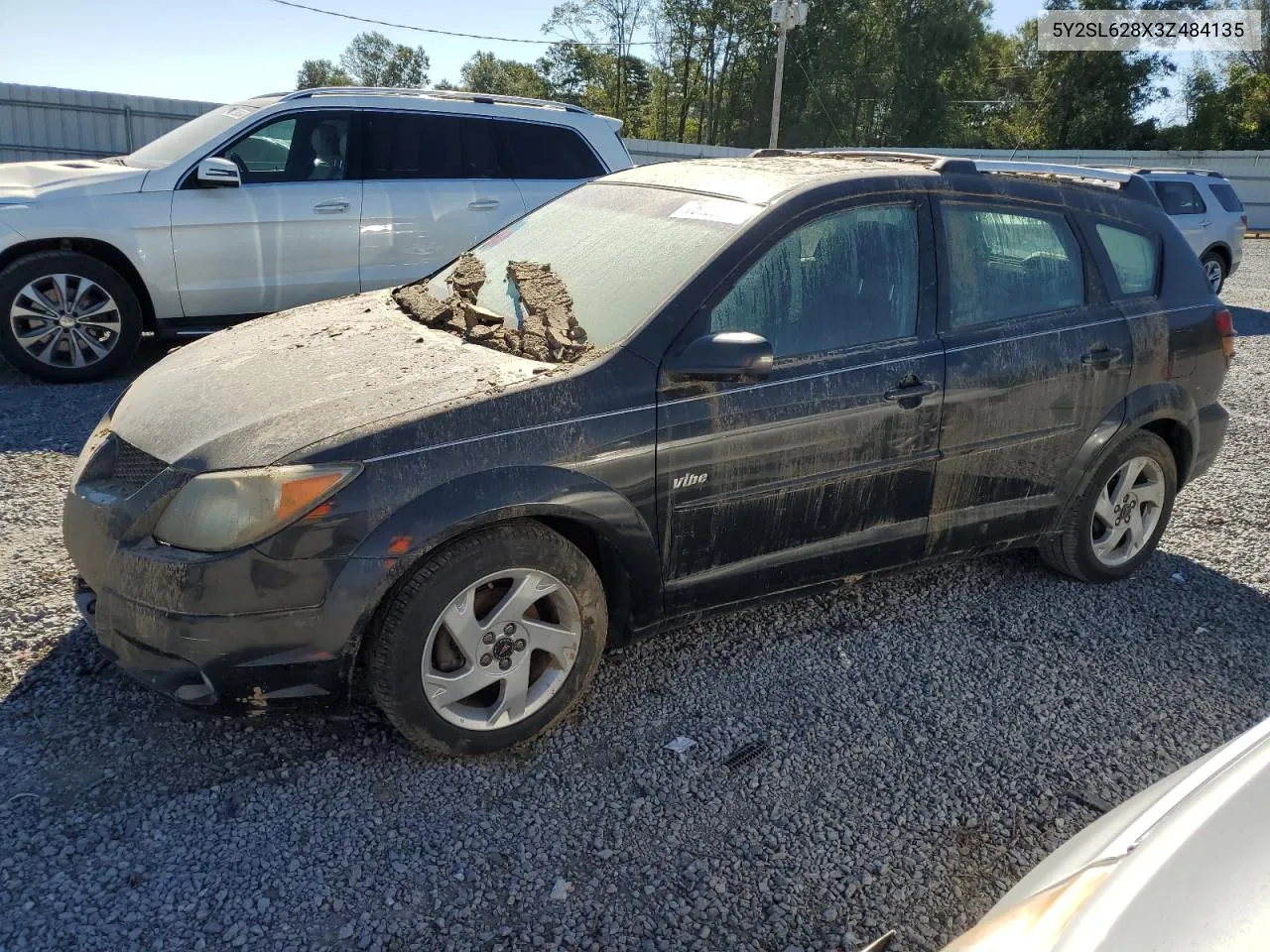 2003 Pontiac Vibe VIN: 5Y2SL628X3Z484135 Lot: 75123404