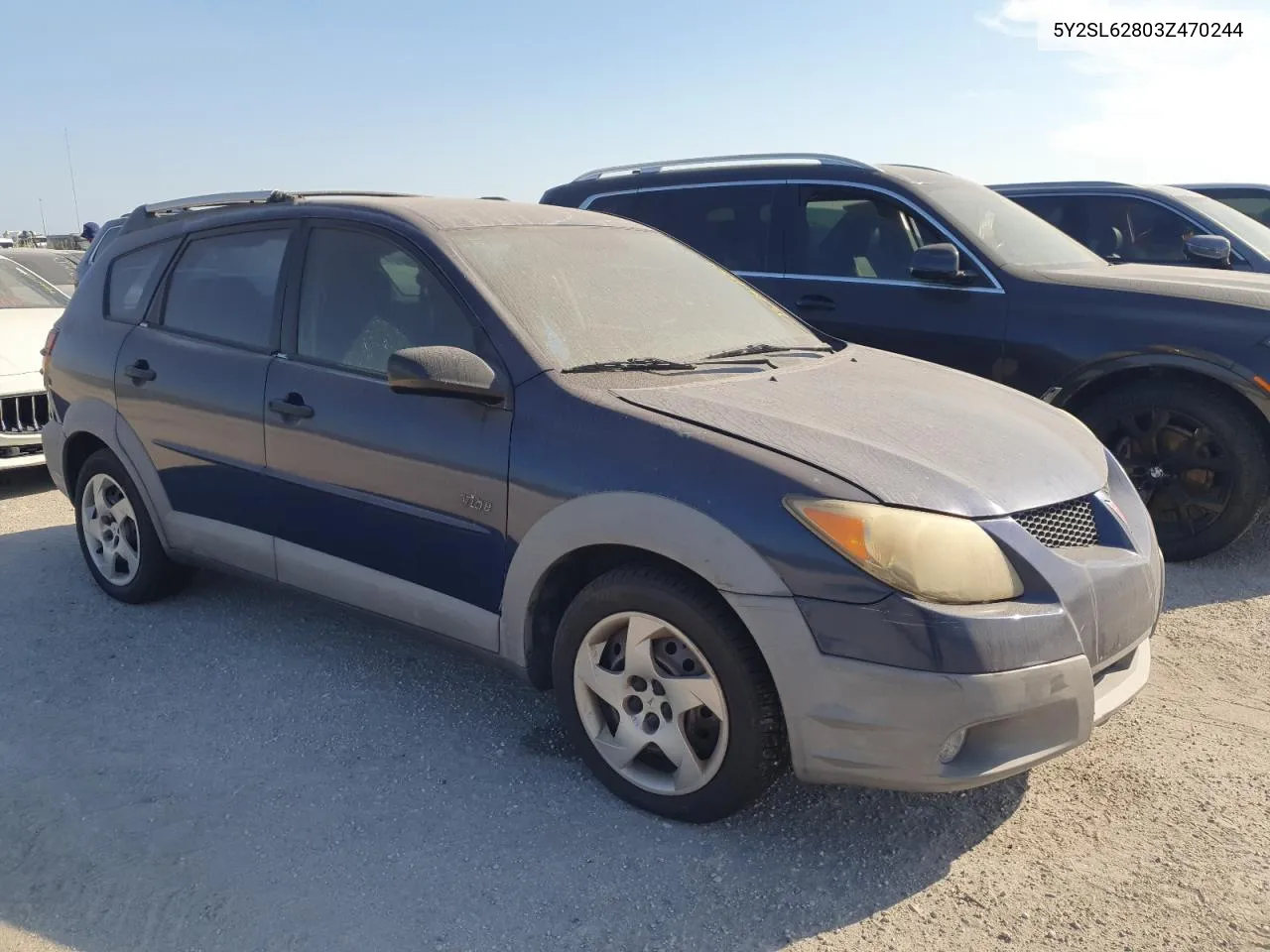 2003 Pontiac Vibe VIN: 5Y2SL62803Z470244 Lot: 75747554