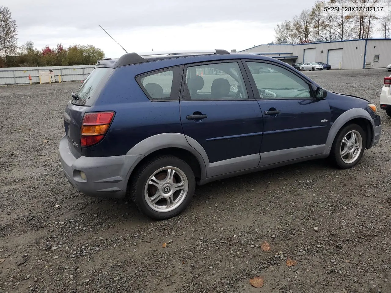 2003 Pontiac Vibe VIN: 5Y2SL628X3Z482157 Lot: 75933924