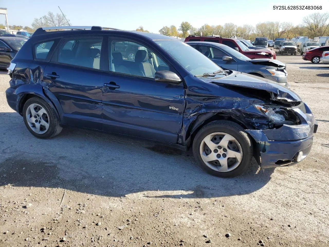 2003 Pontiac Vibe VIN: 5Y2SL62853Z483068 Lot: 77193354