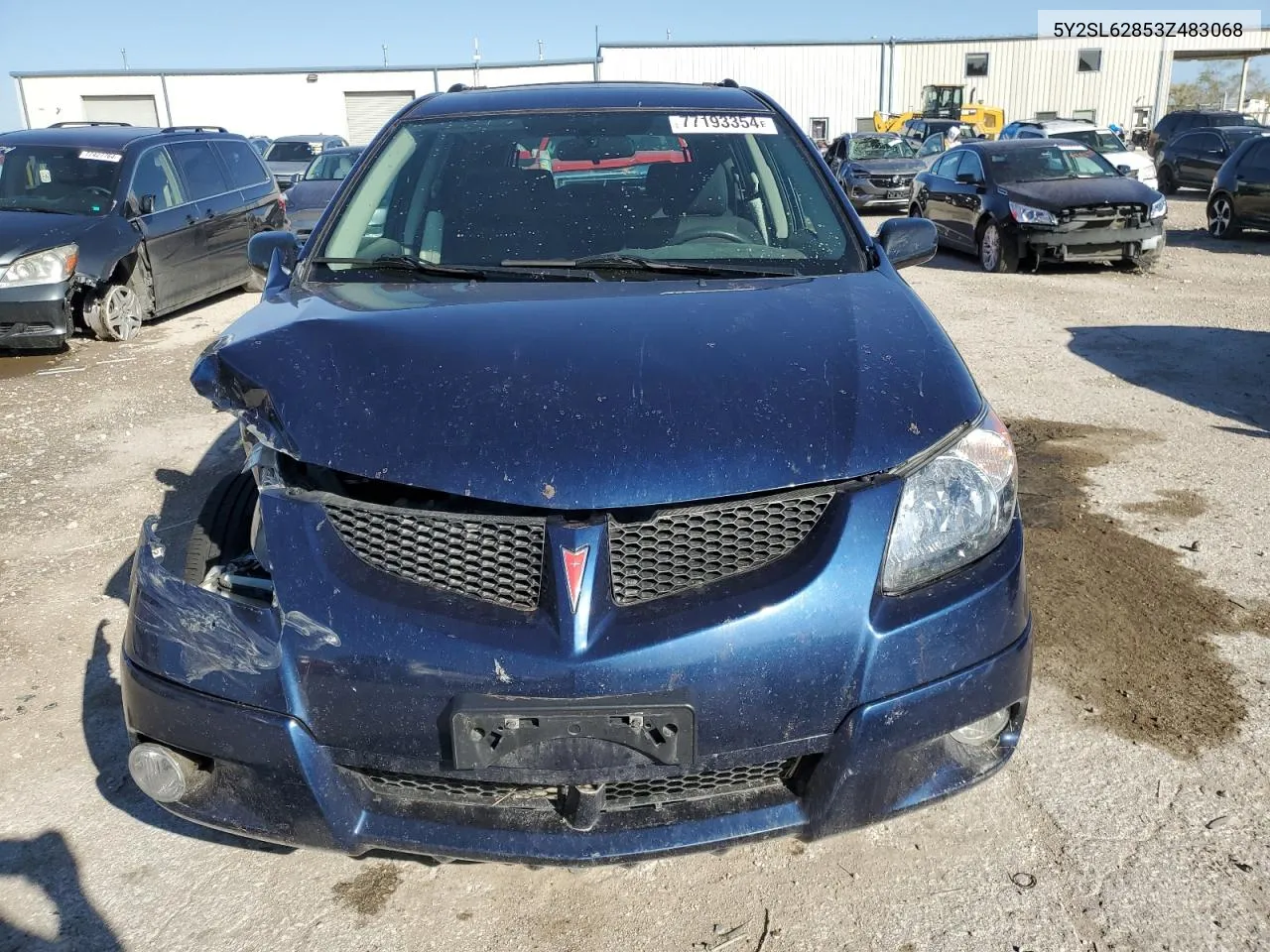 2003 Pontiac Vibe VIN: 5Y2SL62853Z483068 Lot: 77193354