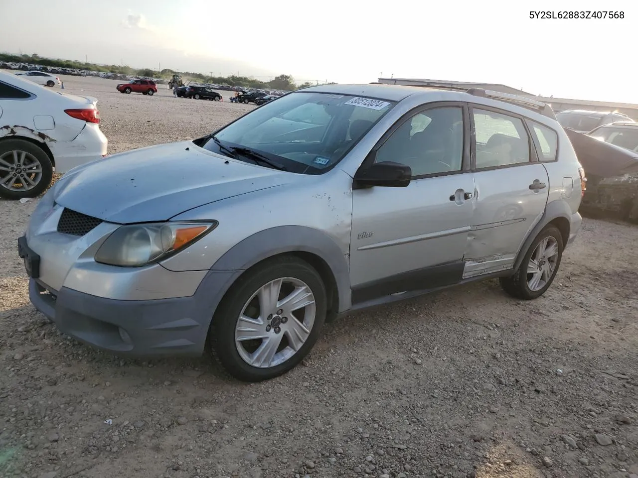 2003 Pontiac Vibe VIN: 5Y2SL62883Z407568 Lot: 80512024