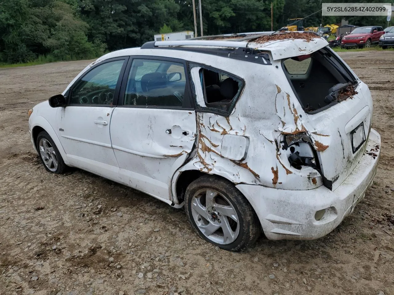 2004 Pontiac Vibe VIN: 5Y2SL62854Z402099 Lot: 66095794