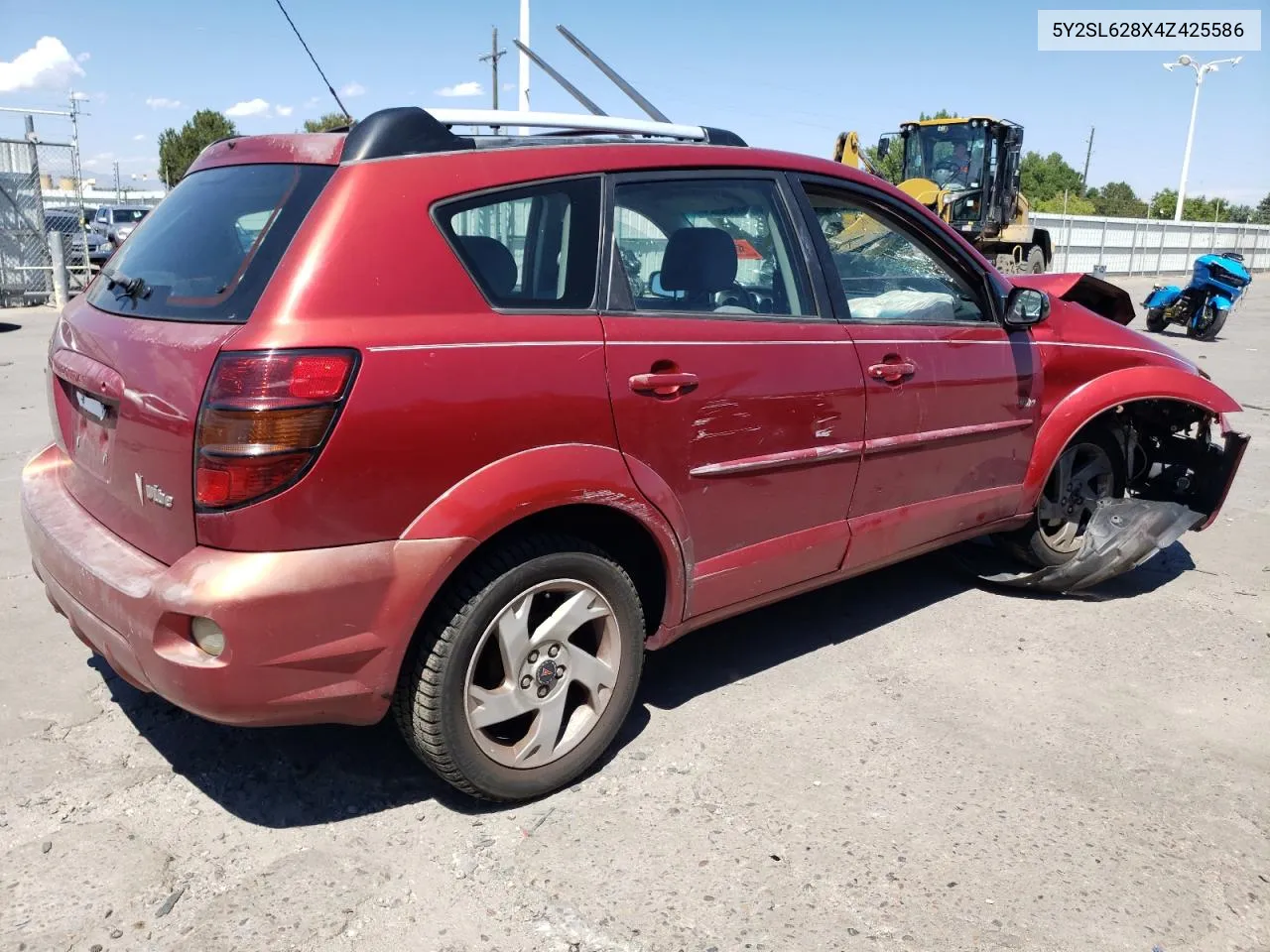 2004 Pontiac Vibe VIN: 5Y2SL628X4Z425586 Lot: 67892224