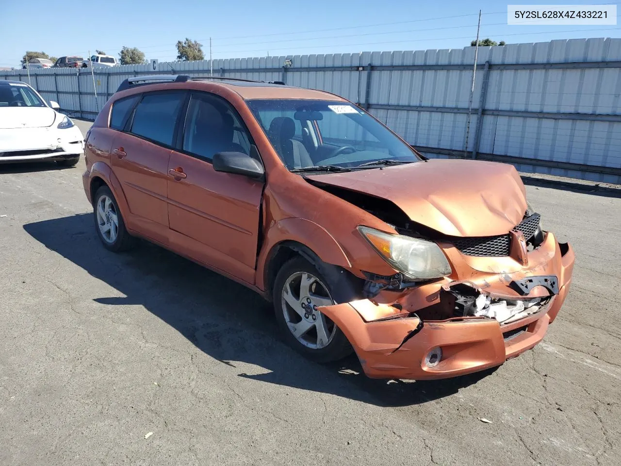 2004 Pontiac Vibe VIN: 5Y2SL628X4Z433221 Lot: 68181174