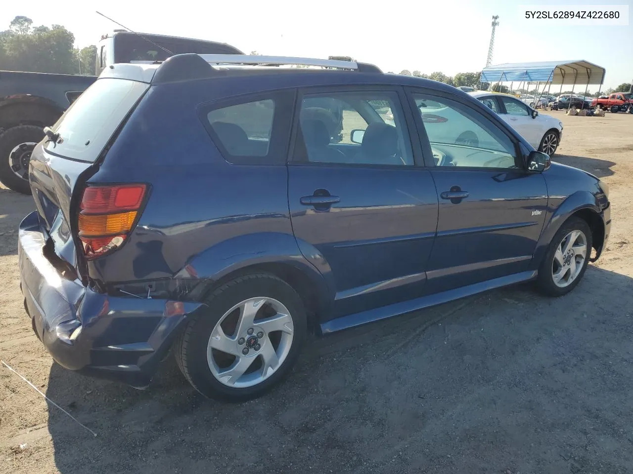 2004 Pontiac Vibe VIN: 5Y2SL62894Z422680 Lot: 68761104