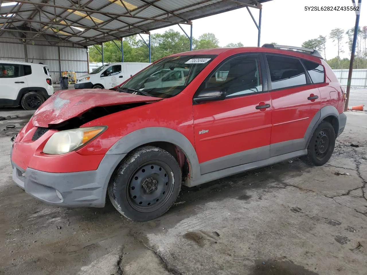 2004 Pontiac Vibe VIN: 5Y2SL62824Z435562 Lot: 70525344