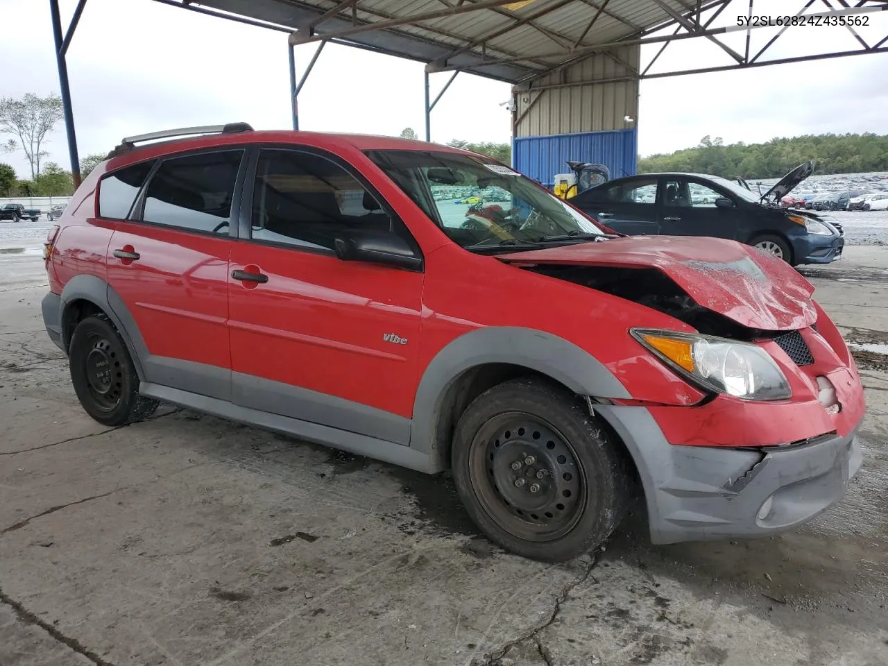 2004 Pontiac Vibe VIN: 5Y2SL62824Z435562 Lot: 70525344