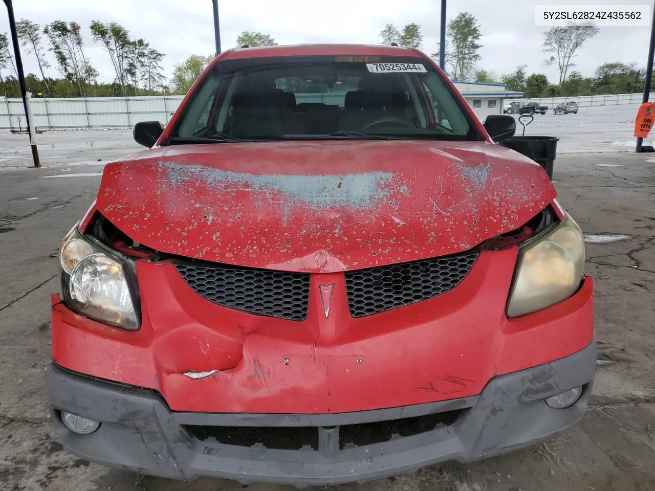 2004 Pontiac Vibe VIN: 5Y2SL62824Z435562 Lot: 70525344