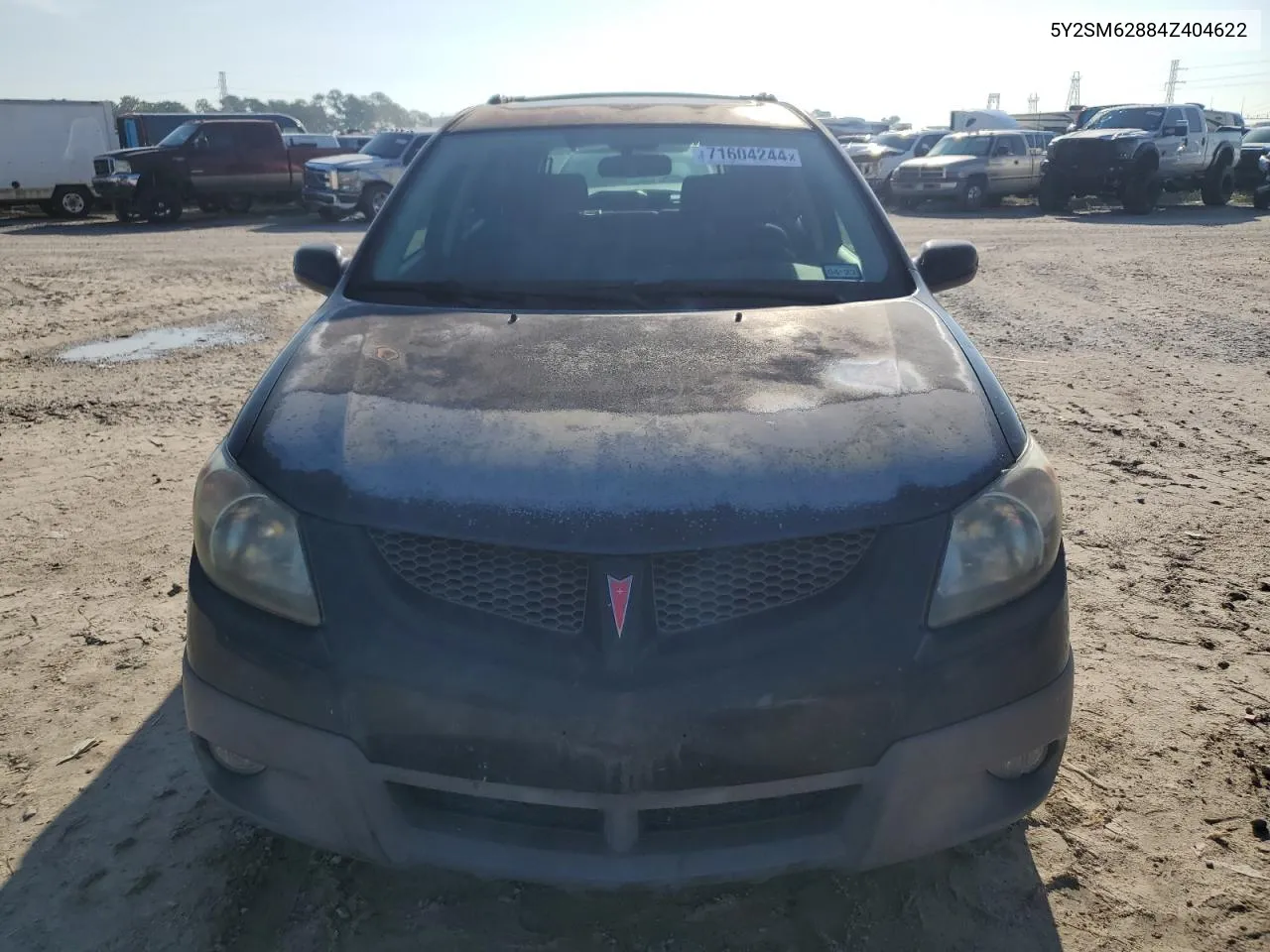 2004 Pontiac Vibe VIN: 5Y2SM62884Z404622 Lot: 71604244