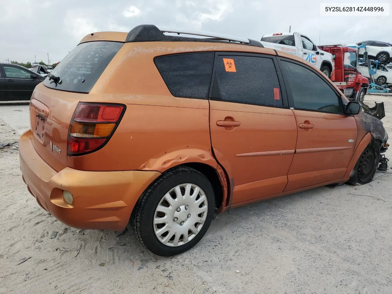 2004 Pontiac Vibe VIN: 5Y2SL62814Z448996 Lot: 72340874