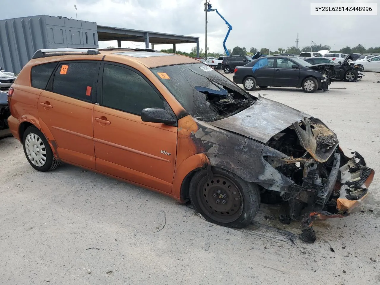 2004 Pontiac Vibe VIN: 5Y2SL62814Z448996 Lot: 72340874