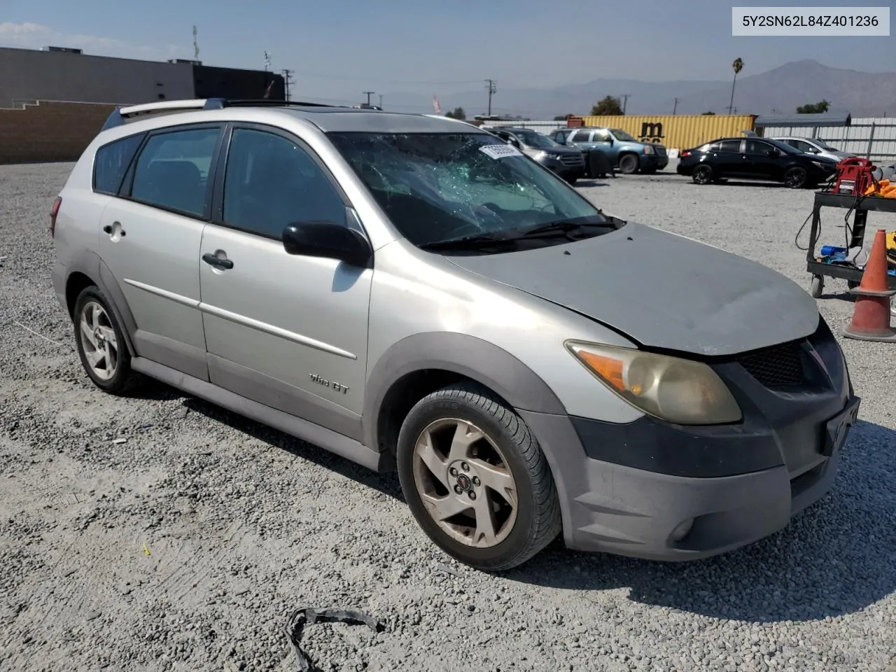 2004 Pontiac Vibe Gt VIN: 5Y2SN62L84Z401236 Lot: 73592694