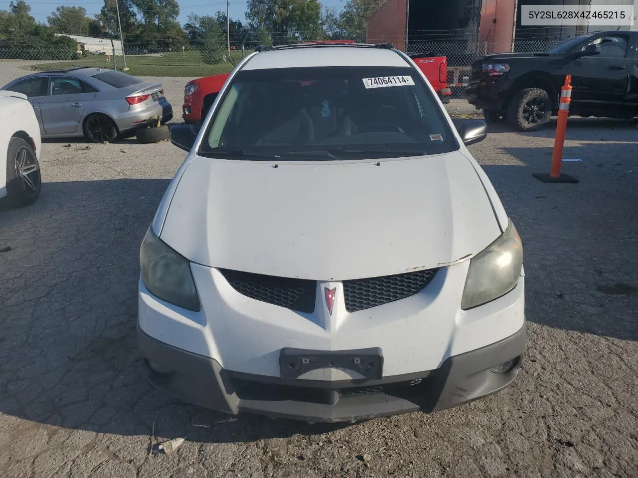 2004 Pontiac Vibe VIN: 5Y2SL628X4Z465215 Lot: 74064114