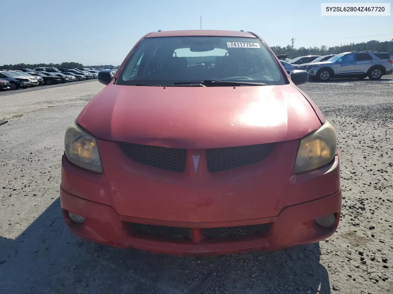 2004 Pontiac Vibe VIN: 5Y2SL62804Z467720 Lot: 74117704