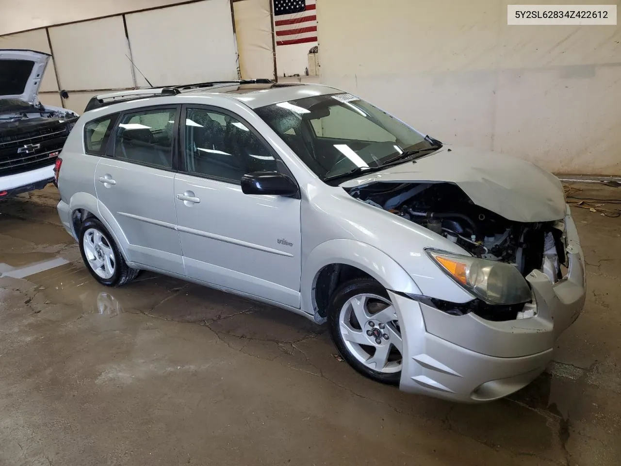 2004 Pontiac Vibe VIN: 5Y2SL62834Z422612 Lot: 75060224