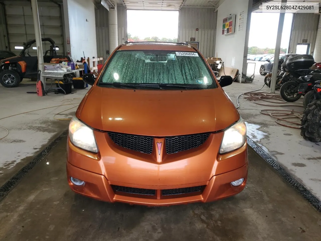 2004 Pontiac Vibe VIN: 5Y2SL62804Z429081 Lot: 75206894