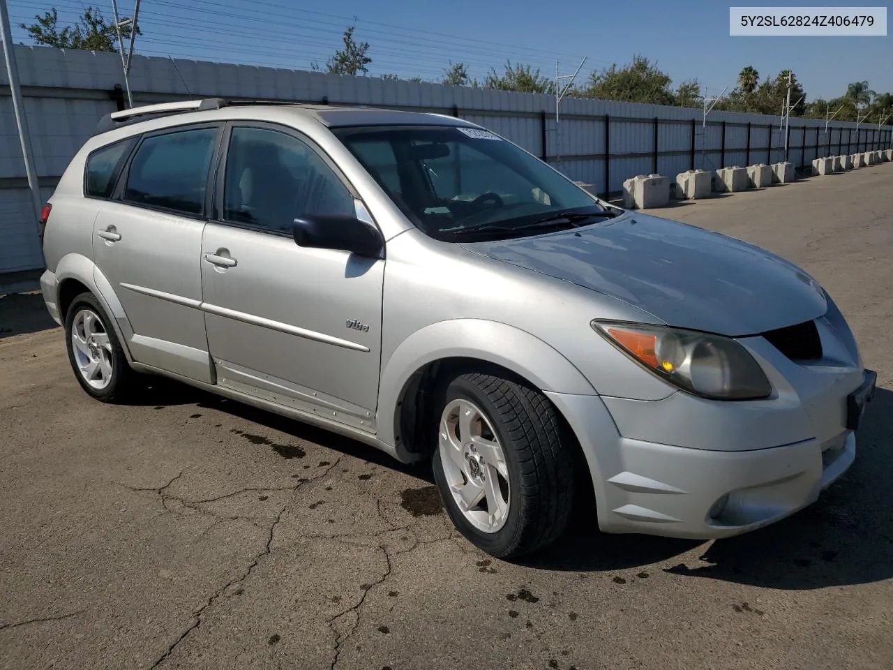 2004 Pontiac Vibe VIN: 5Y2SL62824Z406479 Lot: 75212634