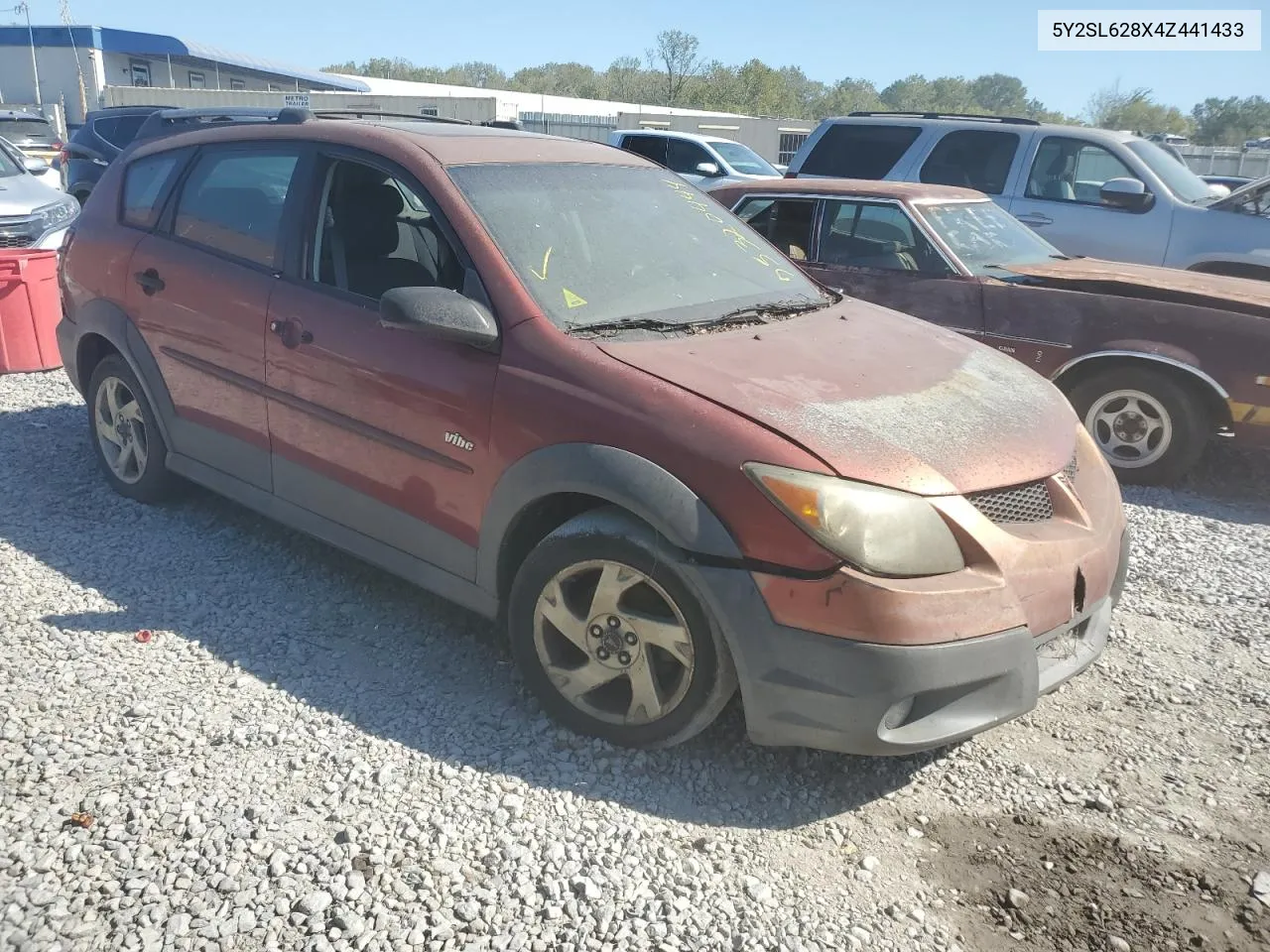 2004 Pontiac Vibe VIN: 5Y2SL628X4Z441433 Lot: 75320444