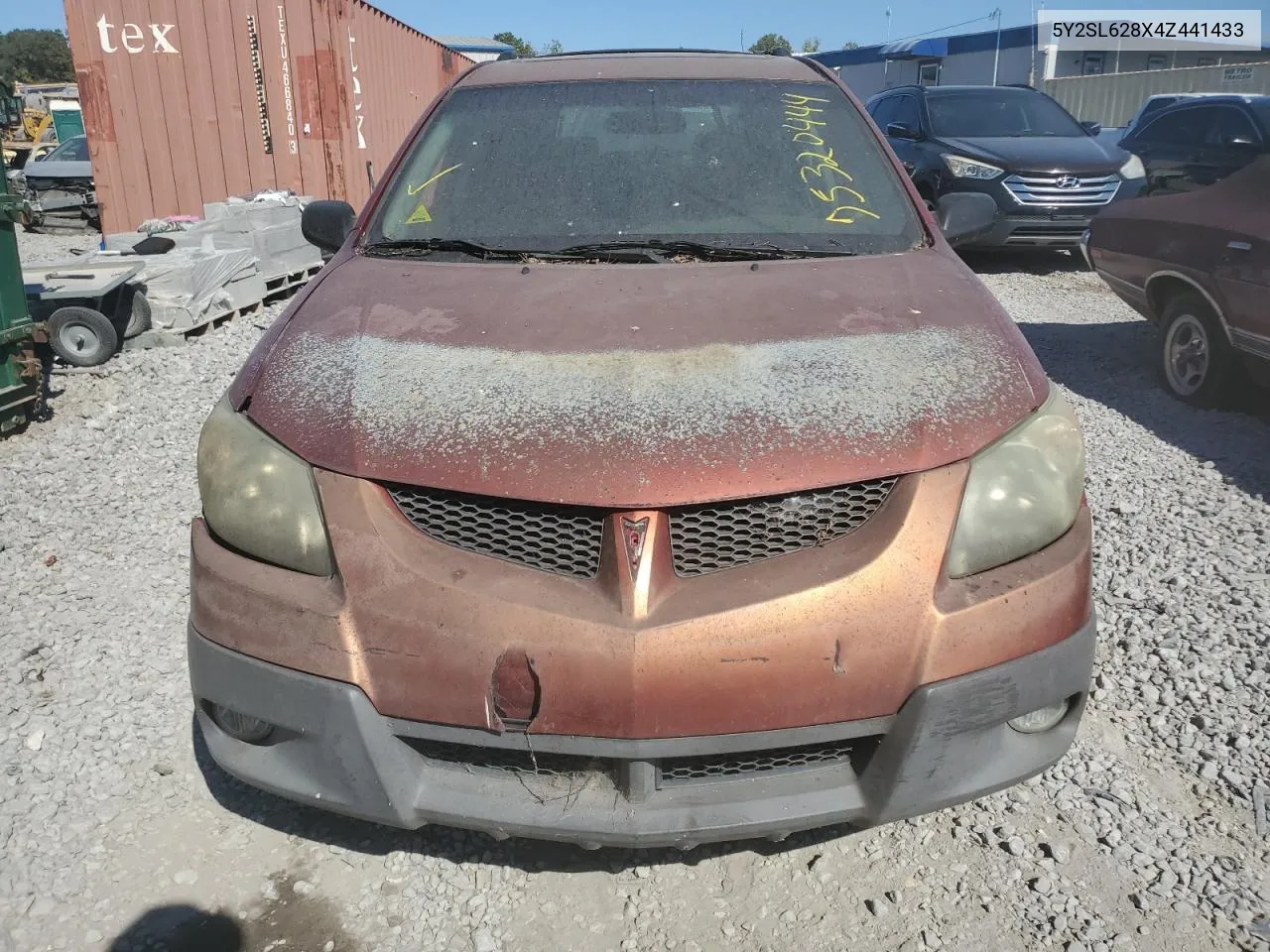 2004 Pontiac Vibe VIN: 5Y2SL628X4Z441433 Lot: 75320444