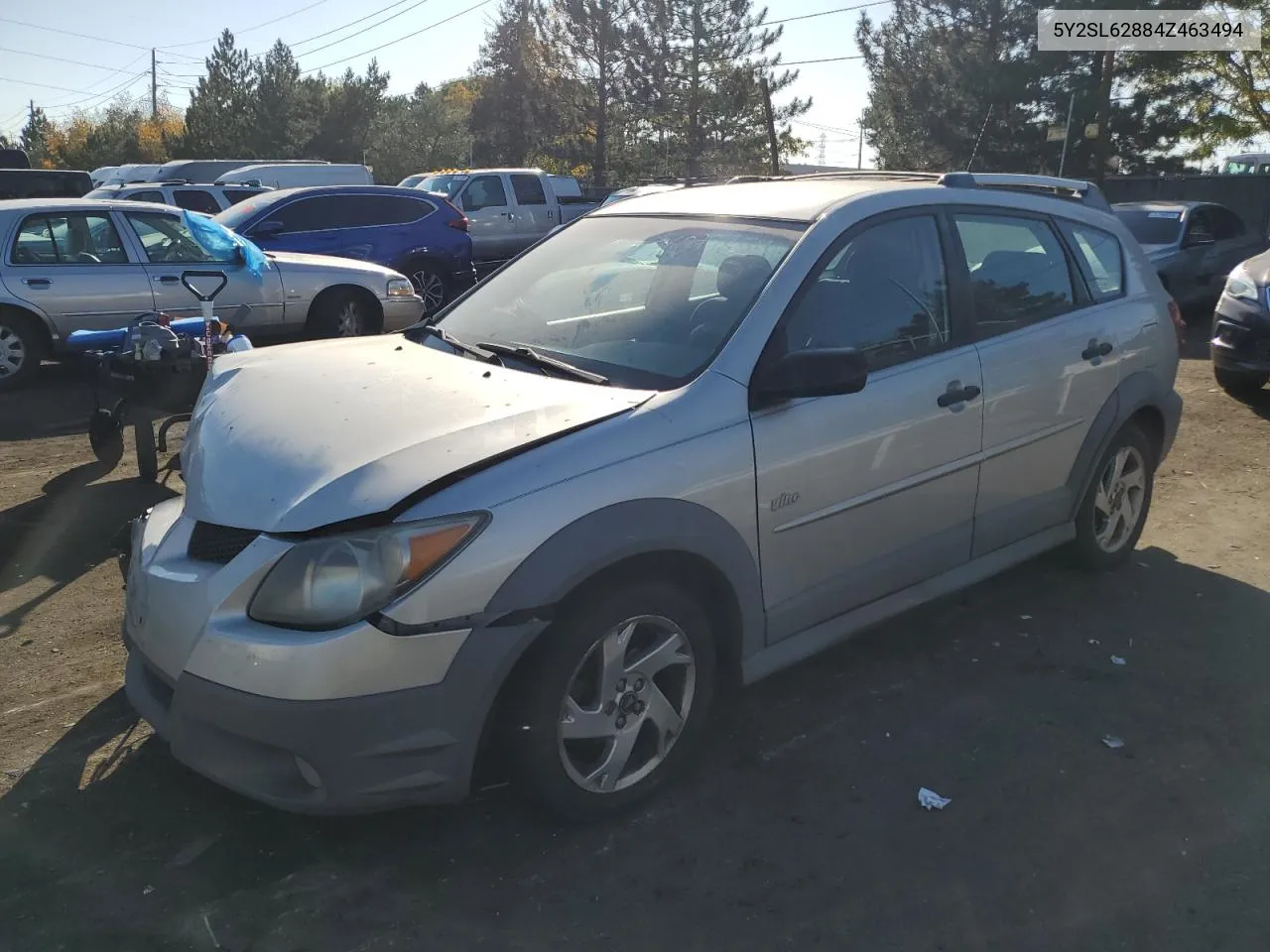 2004 Pontiac Vibe VIN: 5Y2SL62884Z463494 Lot: 76077854