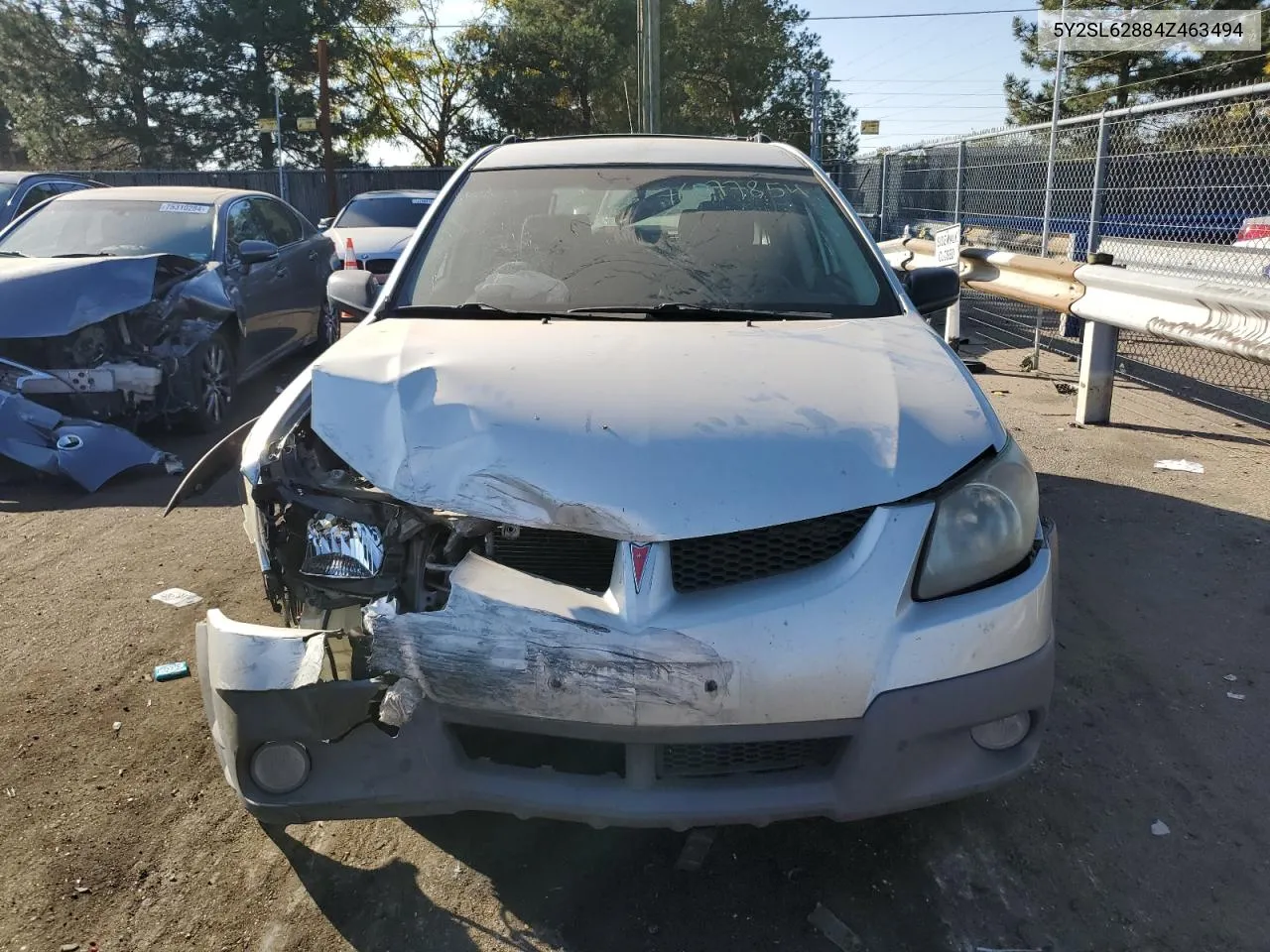 2004 Pontiac Vibe VIN: 5Y2SL62884Z463494 Lot: 76077854