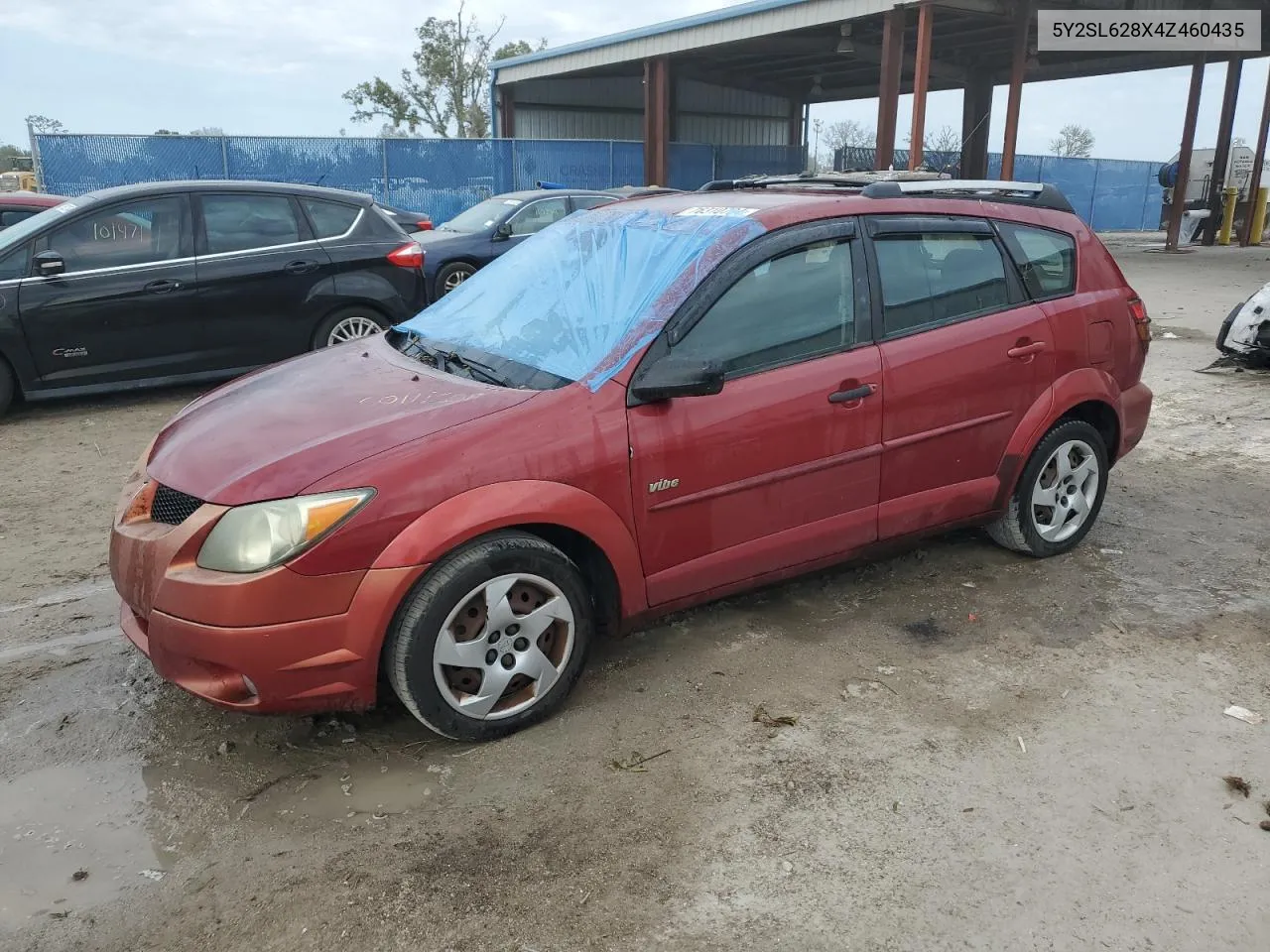 2004 Pontiac Vibe VIN: 5Y2SL628X4Z460435 Lot: 76310784