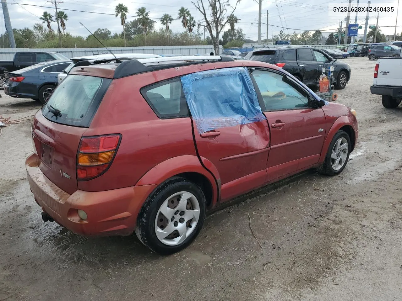 2004 Pontiac Vibe VIN: 5Y2SL628X4Z460435 Lot: 76310784