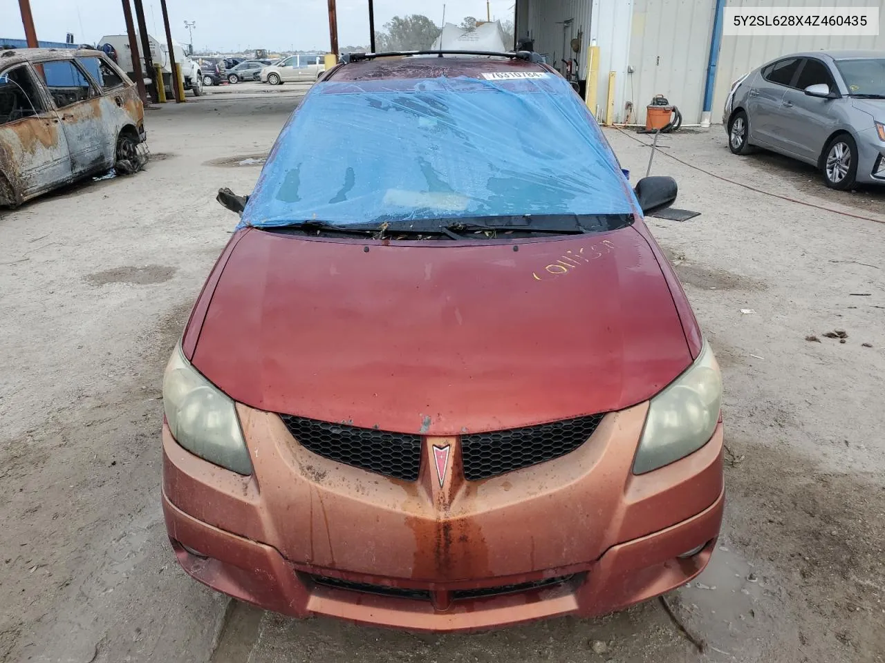 2004 Pontiac Vibe VIN: 5Y2SL628X4Z460435 Lot: 76310784