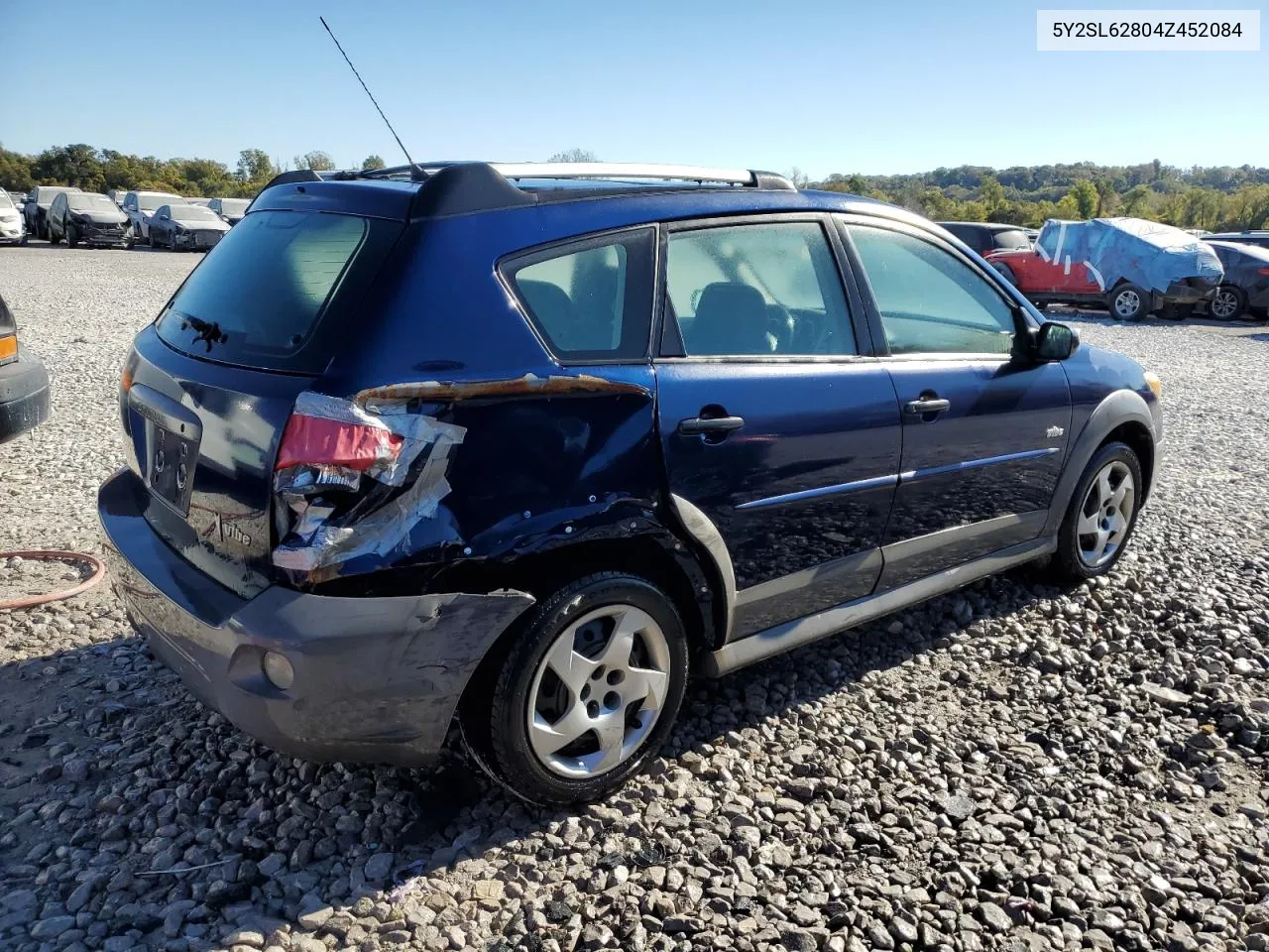 2004 Pontiac Vibe VIN: 5Y2SL62804Z452084 Lot: 76677614