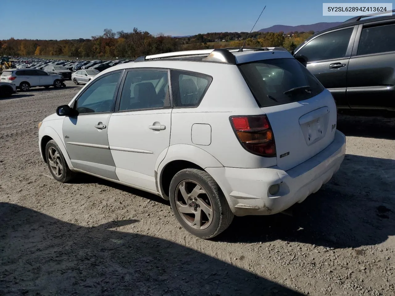 2004 Pontiac Vibe VIN: 5Y2SL62894Z413624 Lot: 77539974