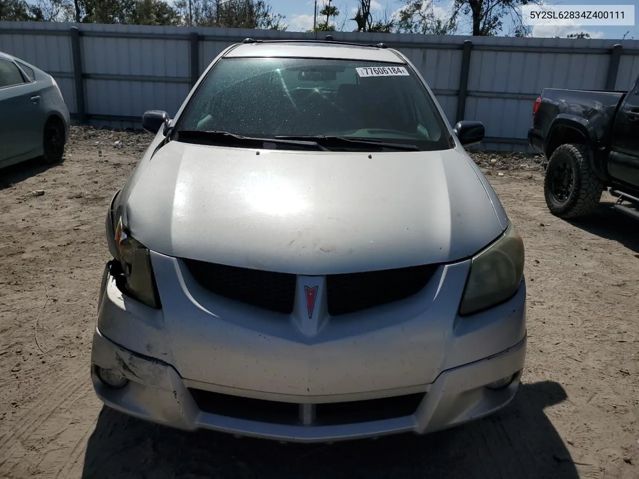 2004 Pontiac Vibe VIN: 5Y2SL62834Z400111 Lot: 77606184